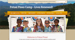 Desktop Screenshot of potosipinescamp.org